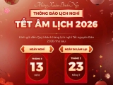 Thông Báo Nghỉ Tết 2026