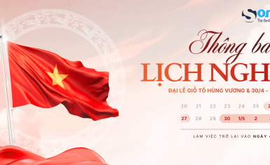 THÔNG BÁO LỊCH NGHỈ LỄ GIỖ TỔ HÙNG VƯƠNG &amp; 30/4 – 1/5