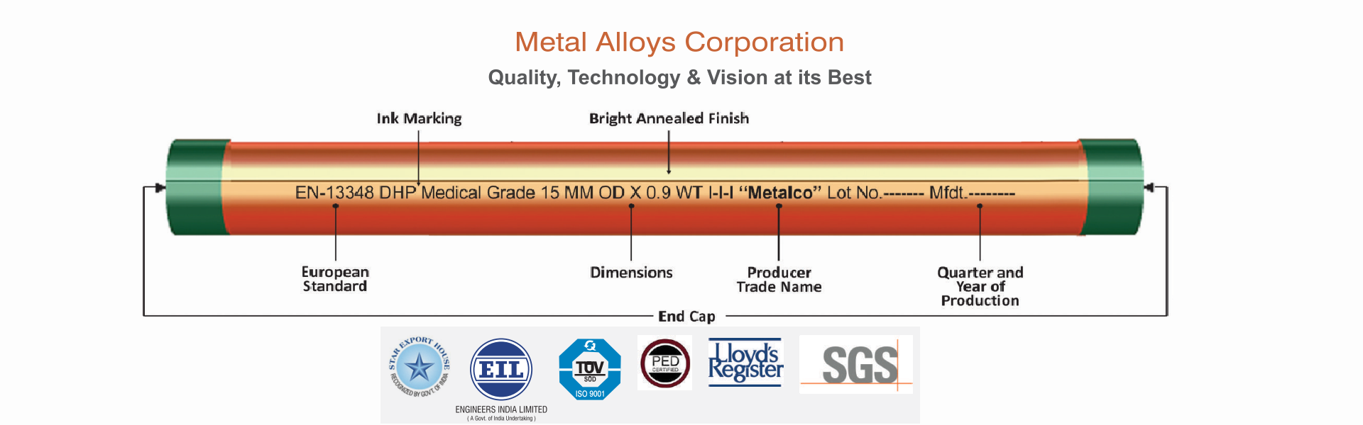 Ống đồng khí y tế Metalco BS EN 13348 lắp đặt bệnh viện